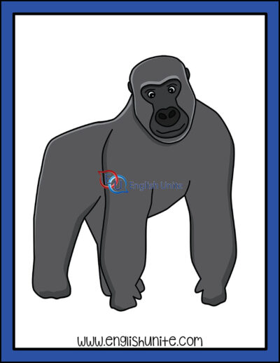 clip art - gorilla