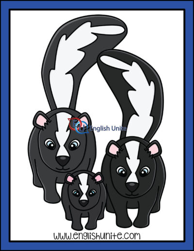 clip art - skunk