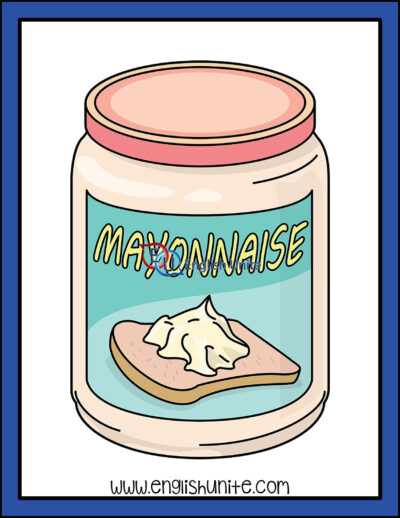 clip art - mayonnaise
