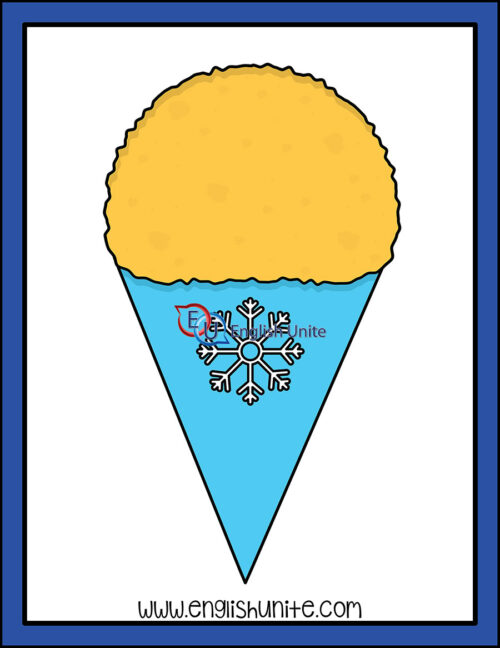 clip art - snow cone