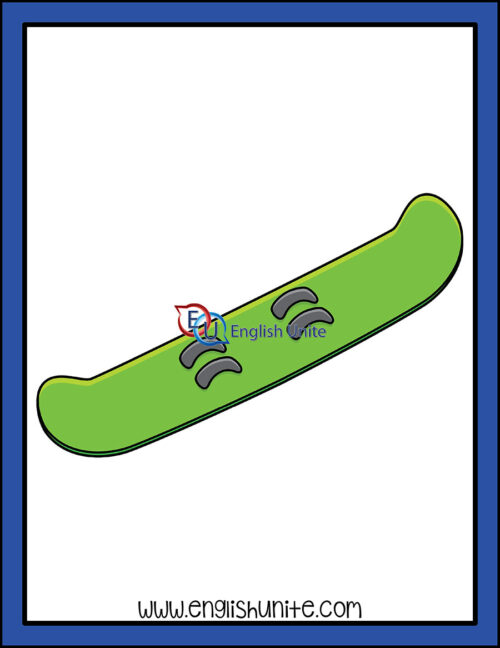 clip art - snowboard