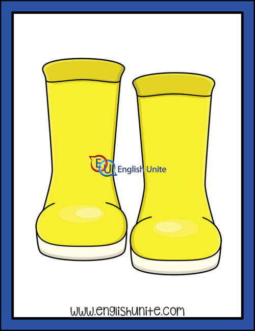 clip art - rain boots