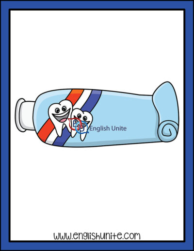 clip art - toothpaste
