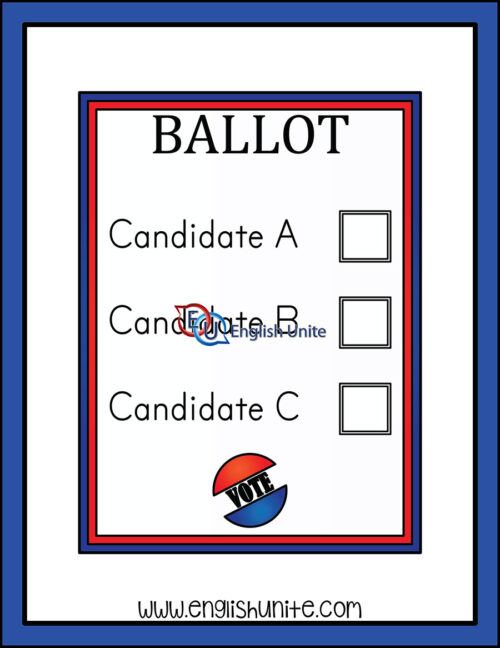 clip art - ballot