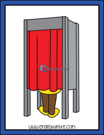 clip art - voting booth