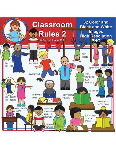 clip art - classroom rules 2