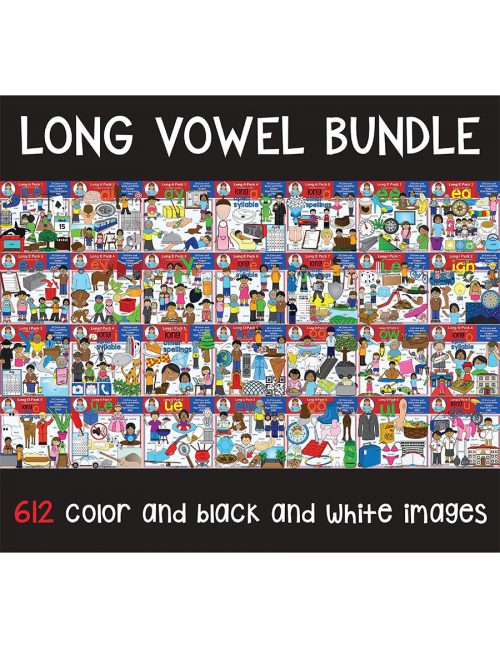 clip art - long vowel bundle