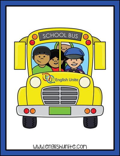 clip art - school bus 1