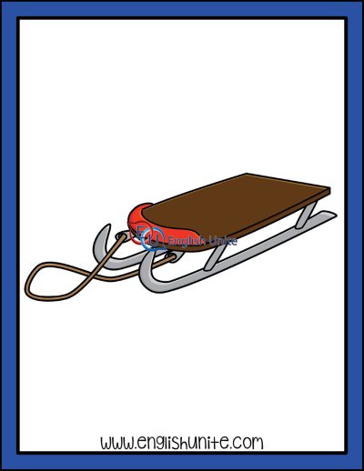 clip art - sled
