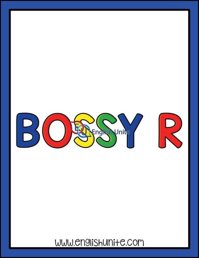 clip art - bossy r