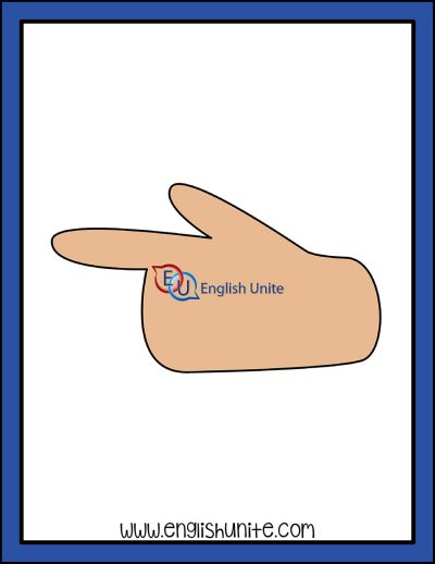 clip art - pointing hand