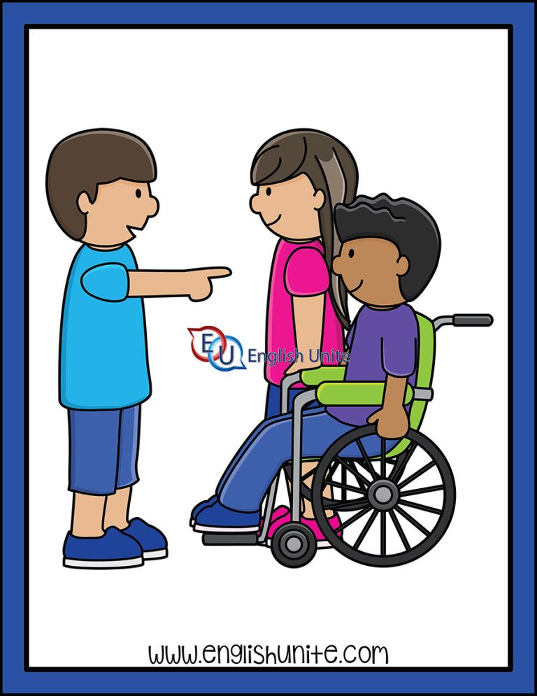 English Unite - Pronoun Clip Art- They 2