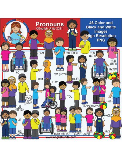 clip art - pronouns