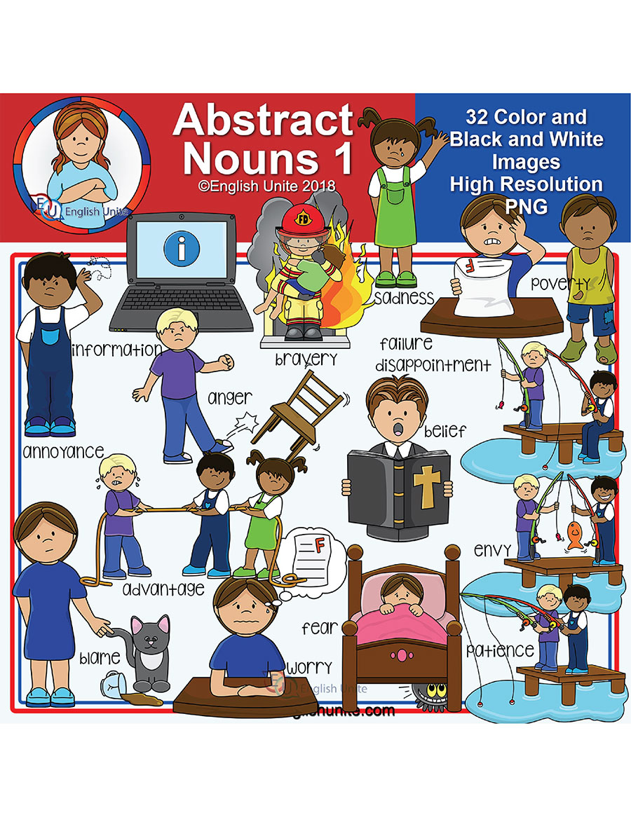 Abstract Nouns Display Poster English Resources SPaG Lupon gov ph