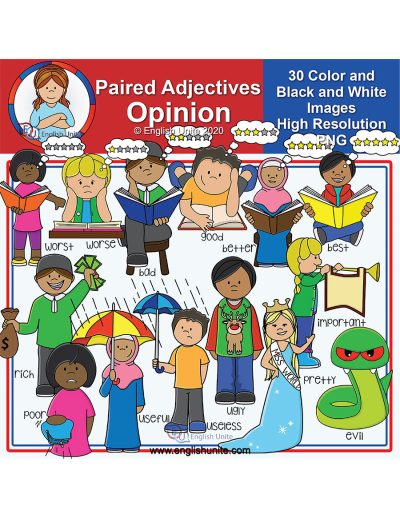 clip art - adjectives opinion