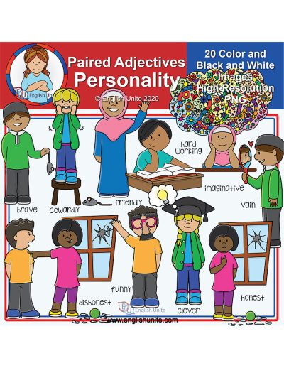 clip art - adjectives personality
