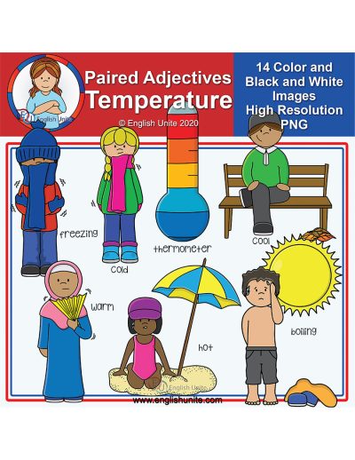 clip art - adjectives temperature