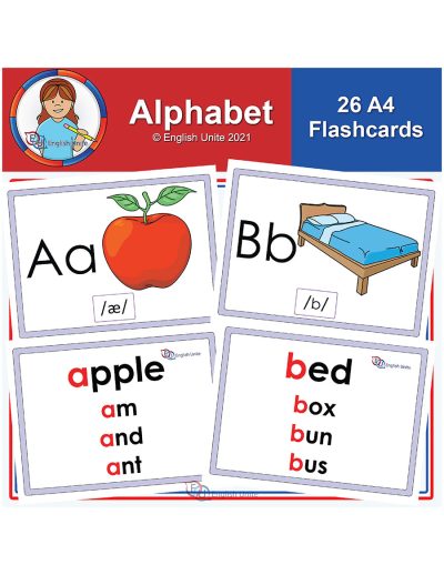 flashcards - A4 alphabet
