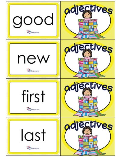 flashcards - common adjectives