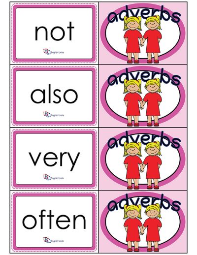 flashcards - common adverbs