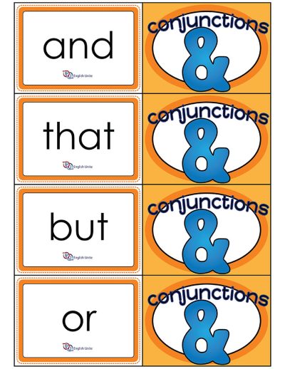 flashcards - common conjunctions