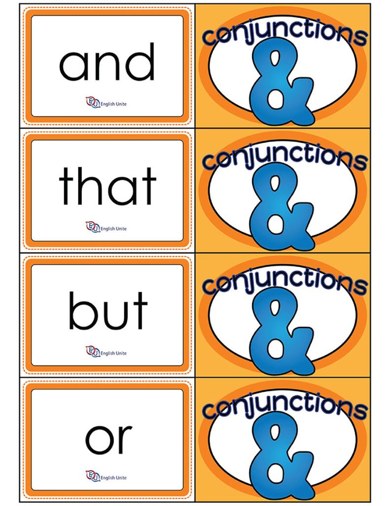 English Unite Coordinating Conjunctions Worksheet