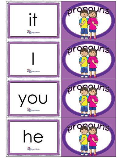 flashcards - common pronouns