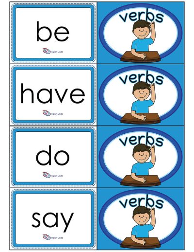 flashcards - common verbs