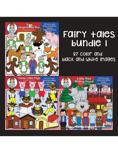 clip art - fairy tales bundle