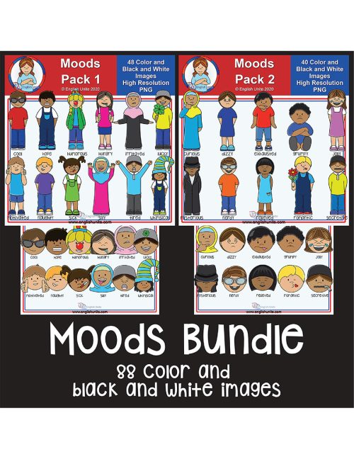 clip art - moods bundle