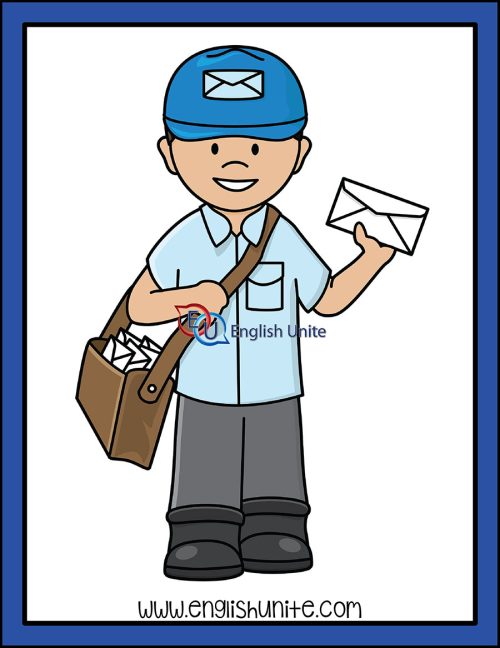 clip art - mail carrier