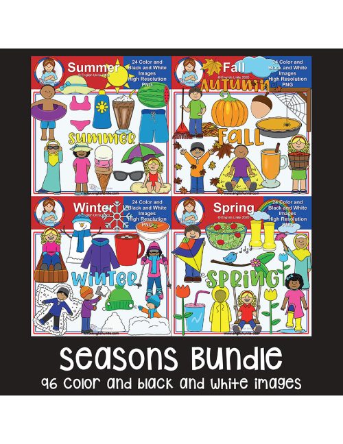 clip art - seasons bundle