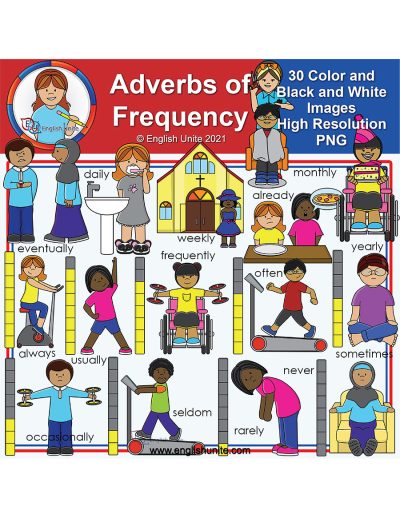 clip art - adverbs of frequency