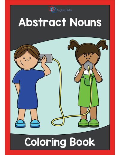 coloring book - abstract nouns