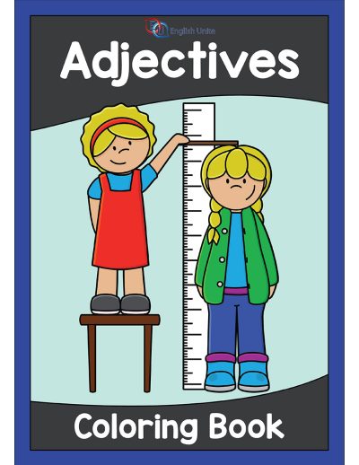 coloring book - adjectives