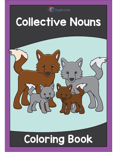 coloring book - collective nouns