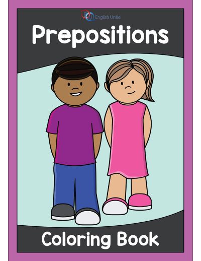 coloring book - prepositions