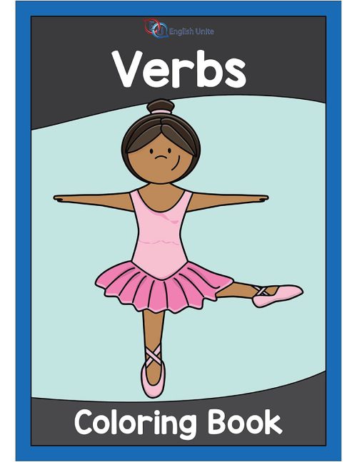 coloring book - verbs