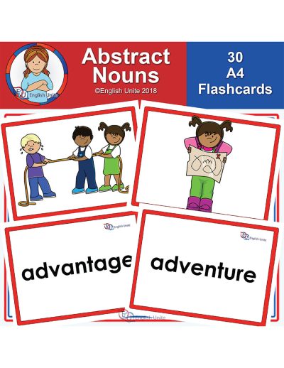 flashcards - A4 abstract nouns