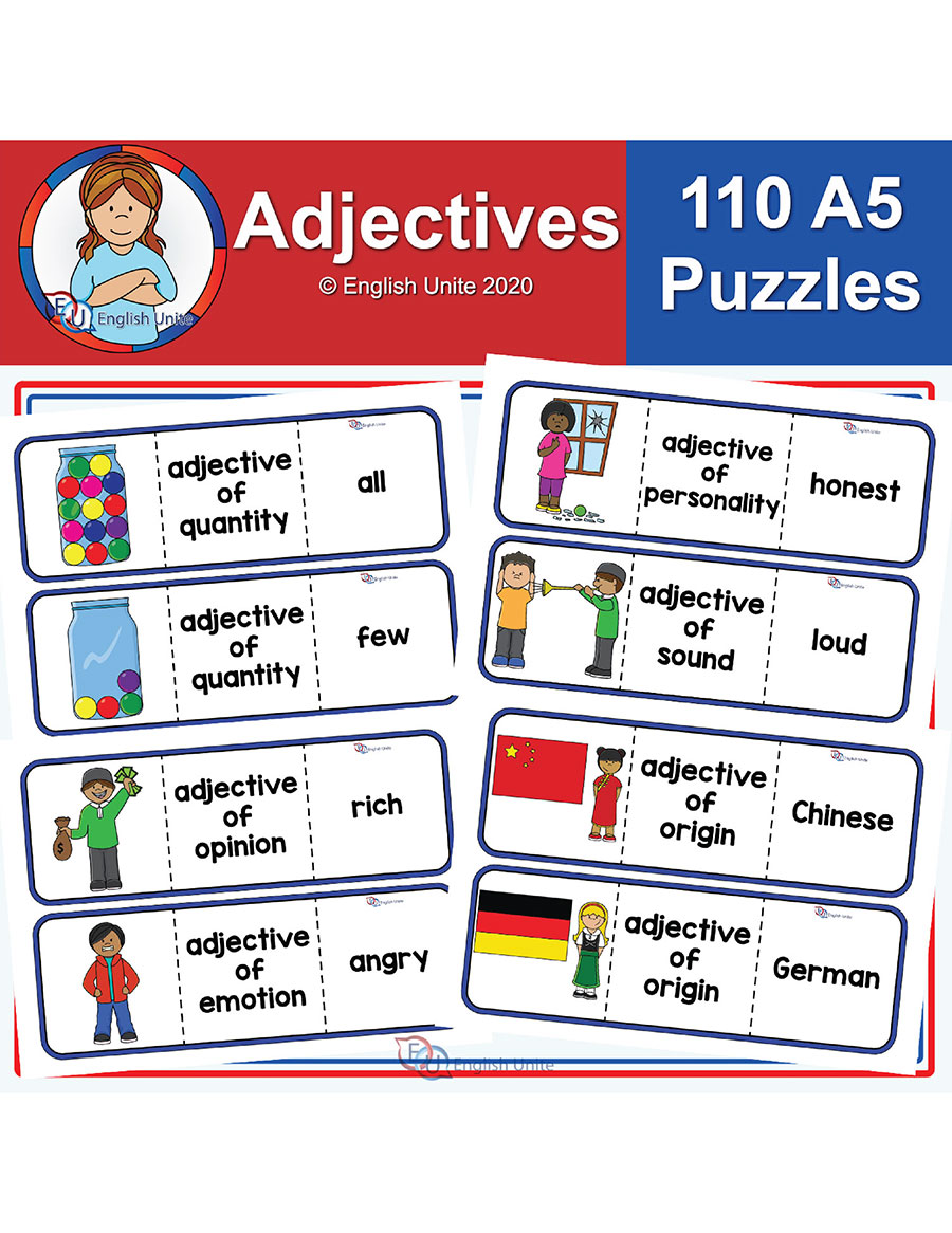 English Unite - Puzzles - Adjectives