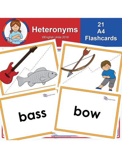 flashcards - A4 heteronyms