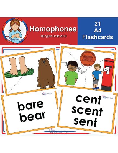 flashcards - a4 homophones