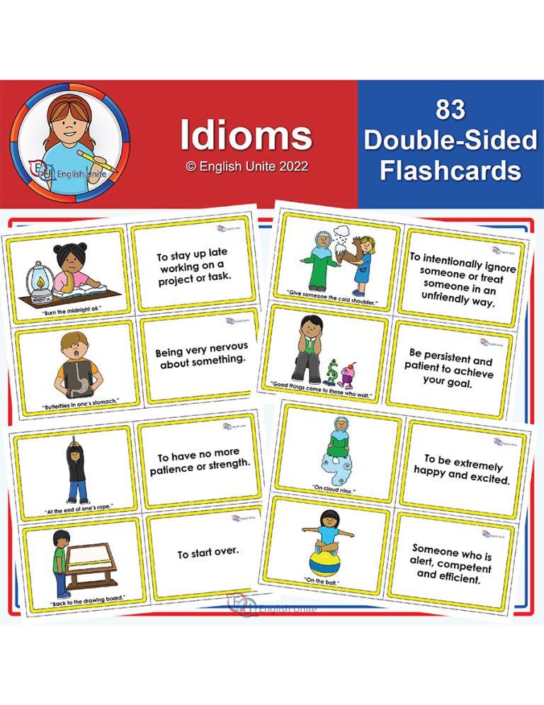 English Unite - Flashcards - Idioms Set