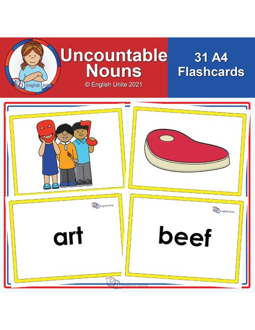 flashcards - uncountable nouns A4