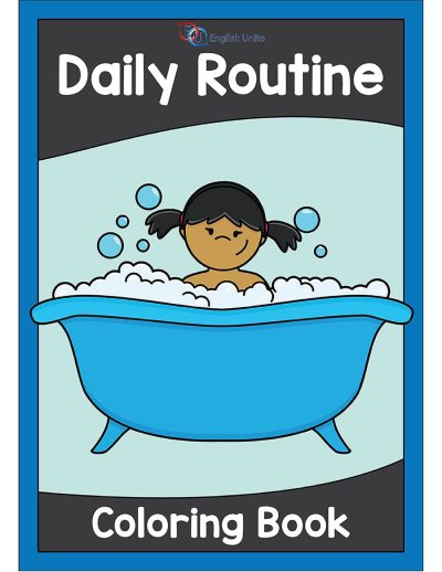 coloring book - daily routine