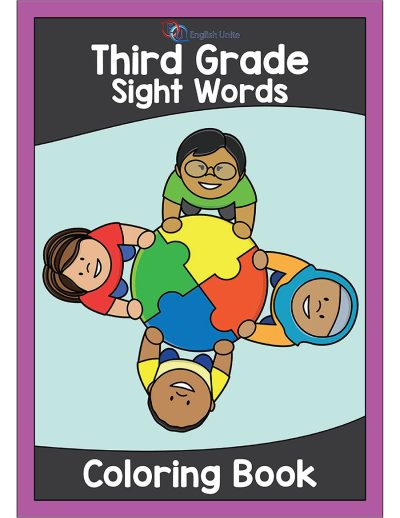 coloring book - third grade sight words
