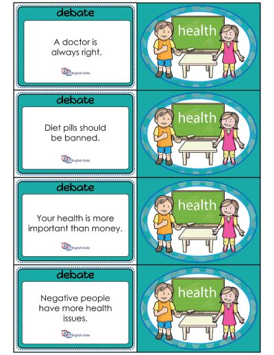 debate cards - health