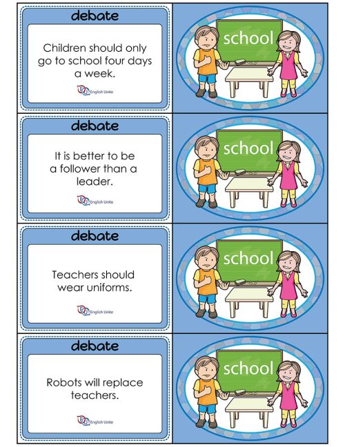 debate cards - school 2