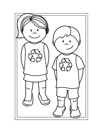 coloring book - earth day 2
