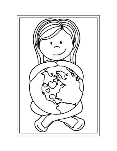 coloring book - earth day 3